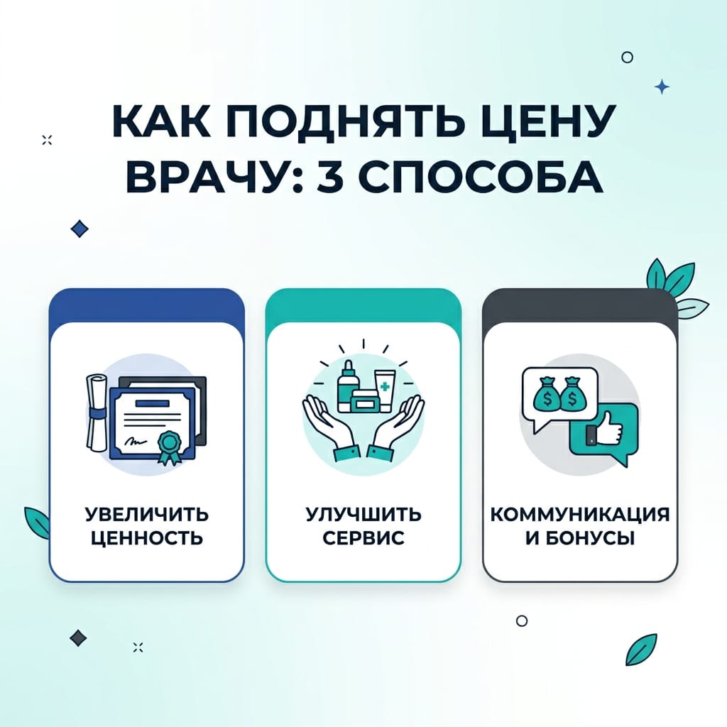Как поднять цены врачу: 3 способа сохранить пациентов и лояльность