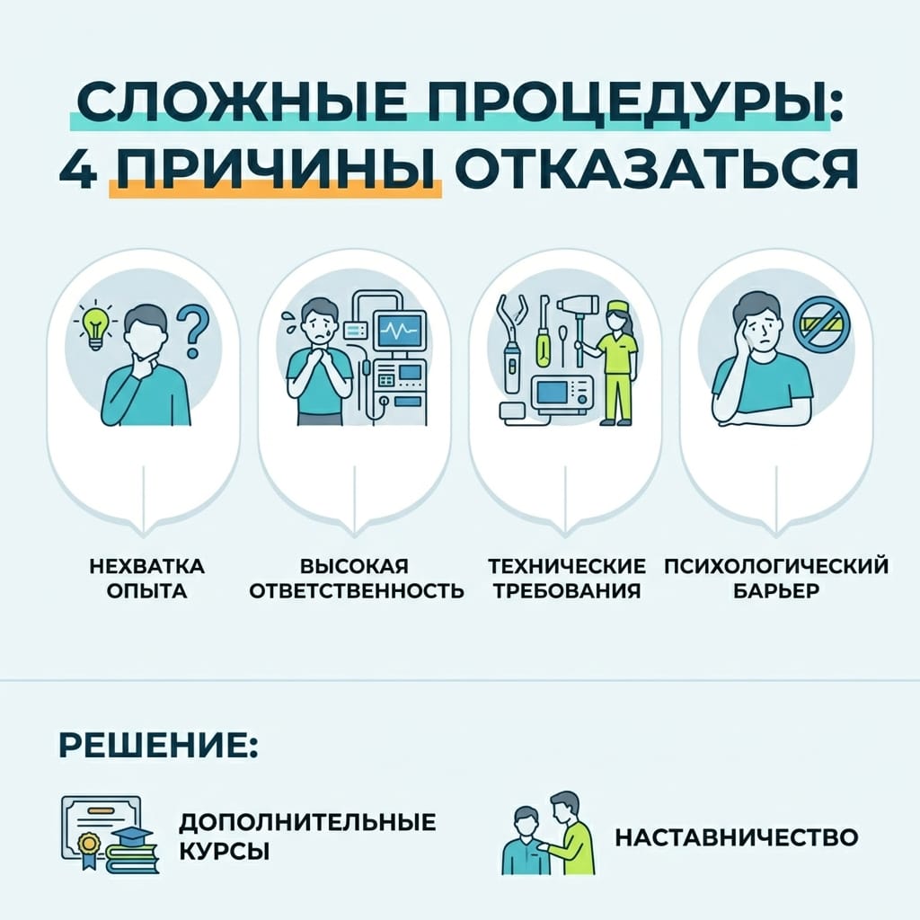 Сложные процедуры: 4 причины отказаться от них без практики