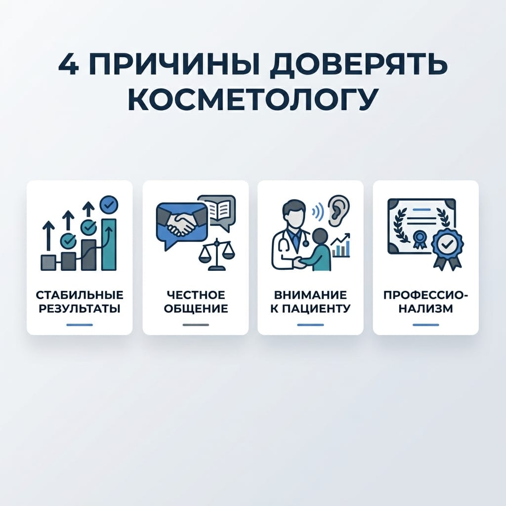 4 причины доверять косметологу: как выбрать своего врача навсегда