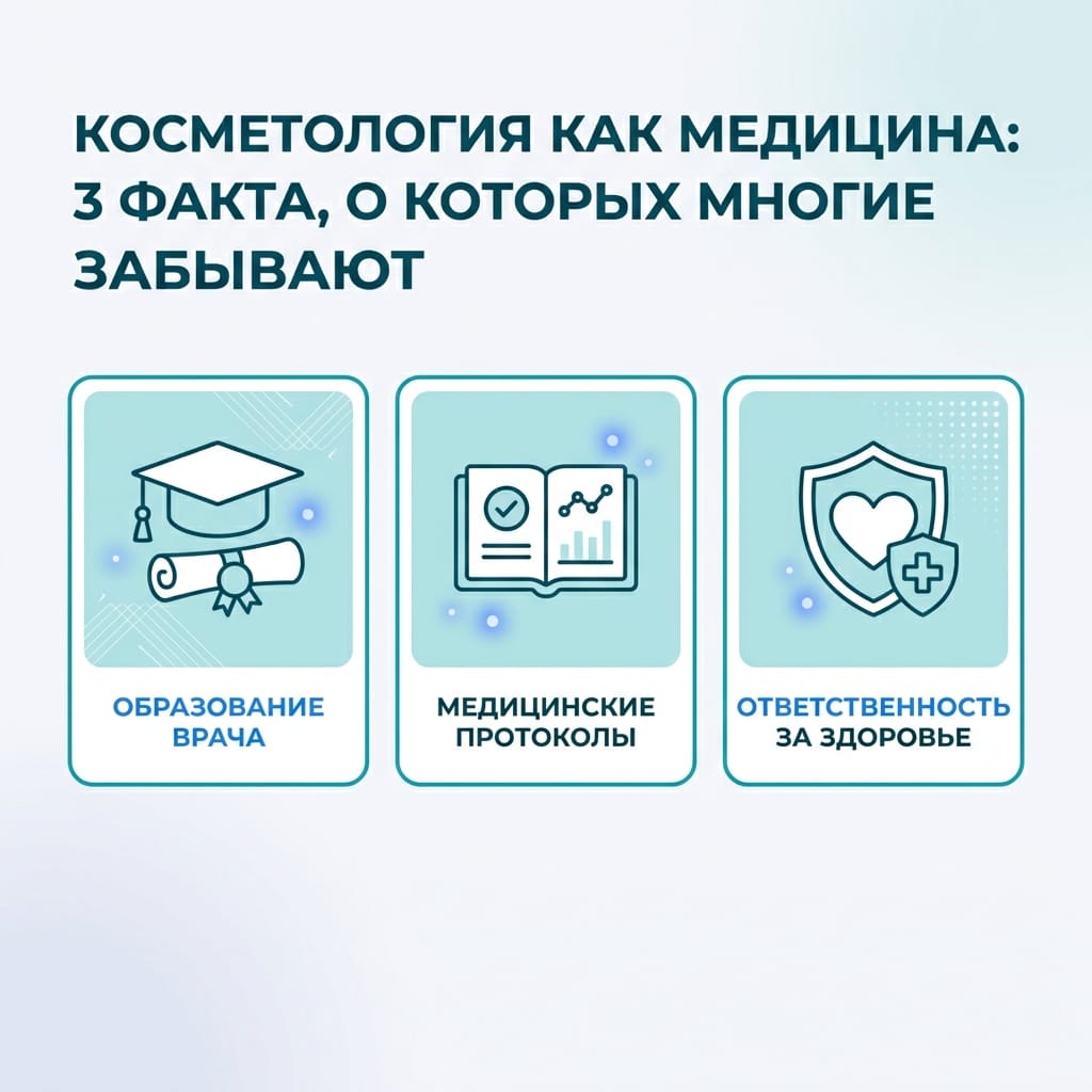 Косметология как медицина: 3 факта, о которых многие забывают