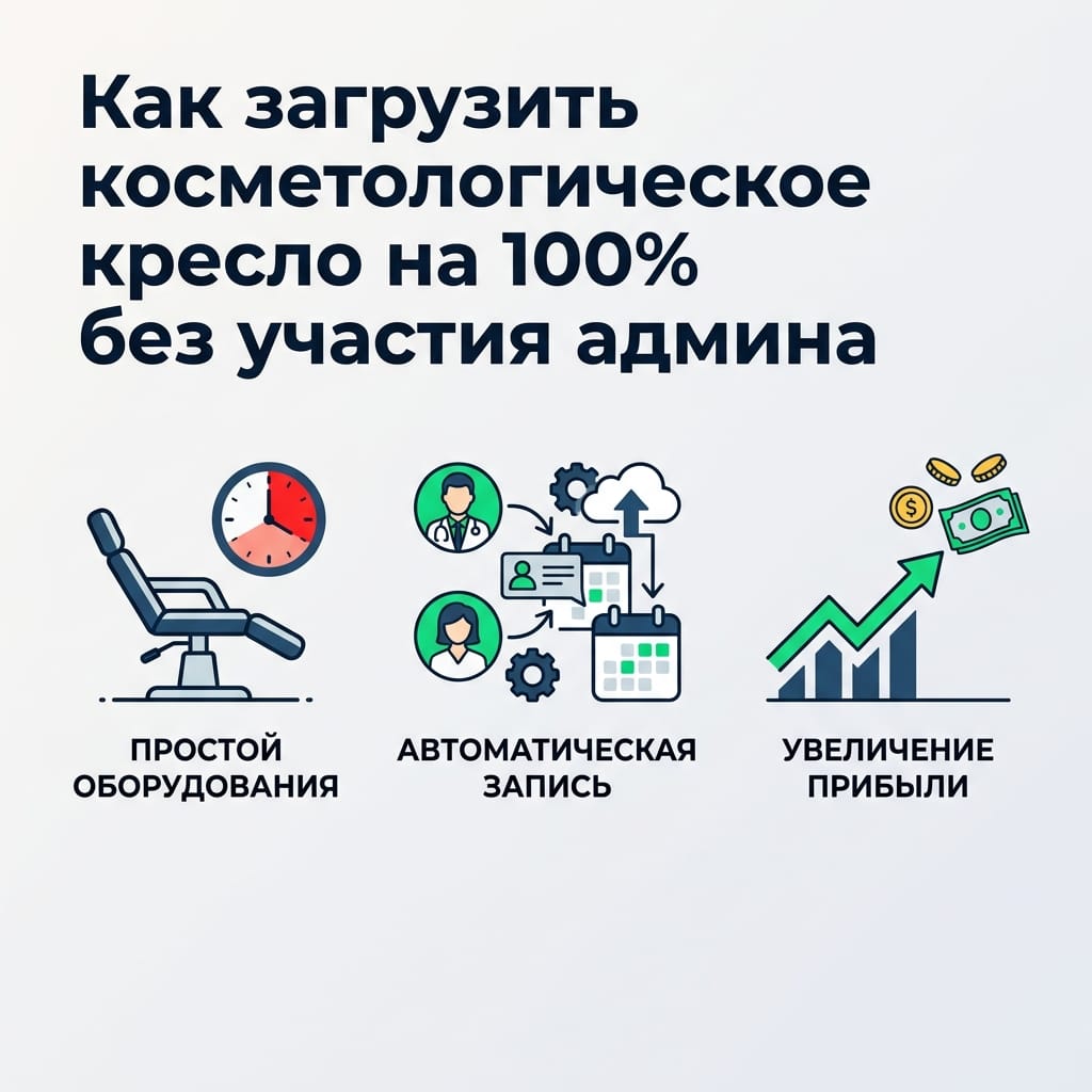 Как загрузить косметологическое кресло на 100% без участия админа
