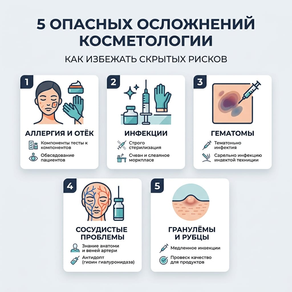 5 опасных осложнений косметологии: как избежать скрытых рисков
