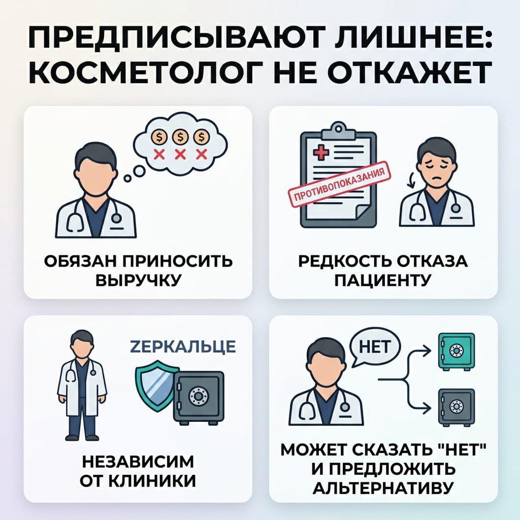 Почему косметолог продаст лишнее: как избежать опасных процедур