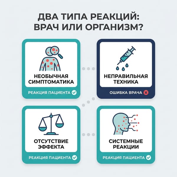4 признака ошибки врача: как отличить реальный риск от реакции организма
