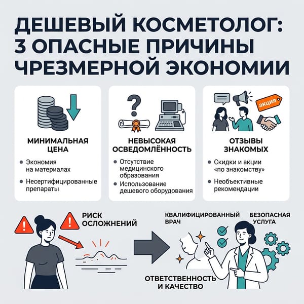 Дешевый косметолог: 3 опасные причины чрезмерной экономии