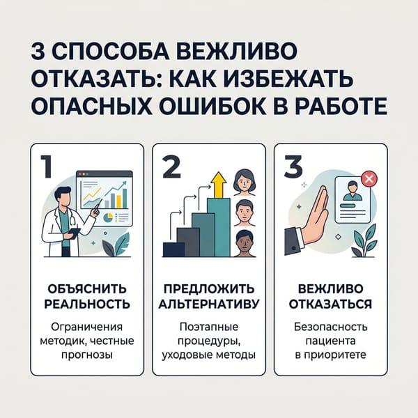 3 способа вежливо отказать: как избежать опасных ошибок в работе