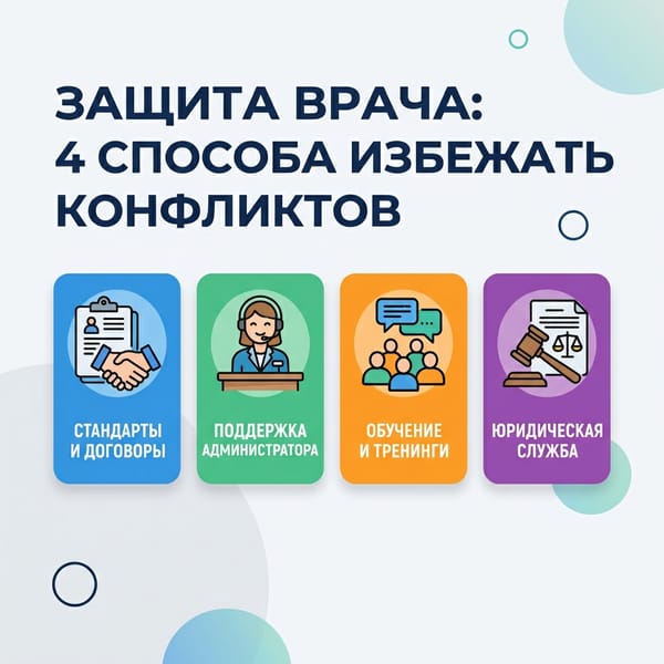 Защита врача: 4 надежных способа избежать конфликтов в клинике