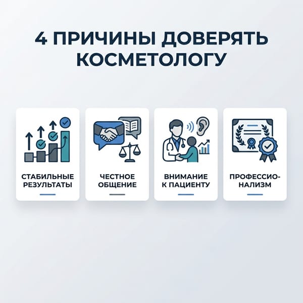 4 причины доверять косметологу: как выбрать своего врача навсегда