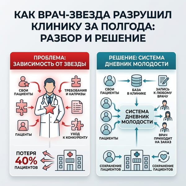 Как врач-звезда разрушил клинику за полгода: разбор и решение
