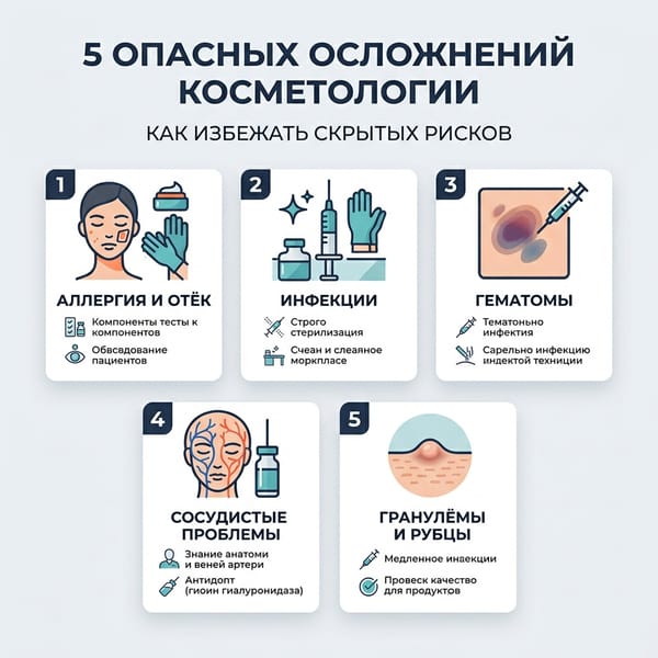 5 опасных осложнений косметологии: как избежать скрытых рисков