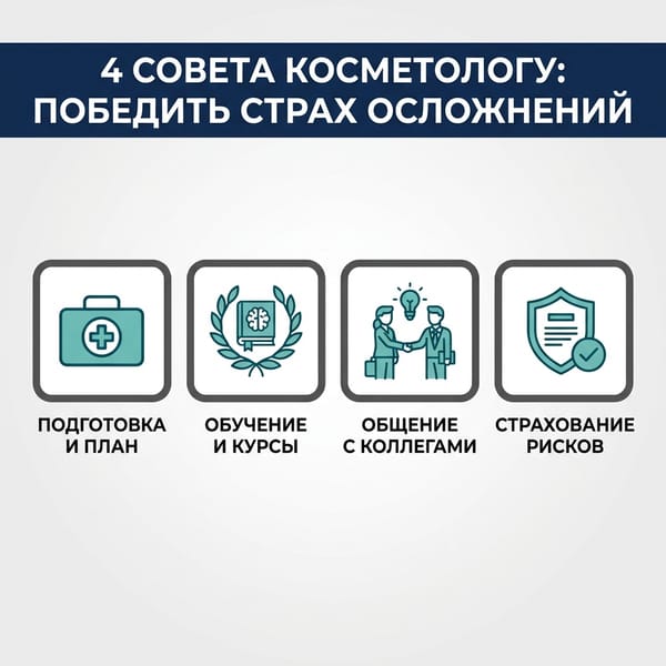 4 совета косметологу: как победить скрытый страх осложнений в работе