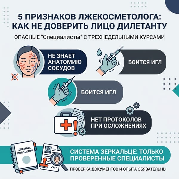 5 признаков лжекосметолога: как не доверить лицо дилетанту с курсами