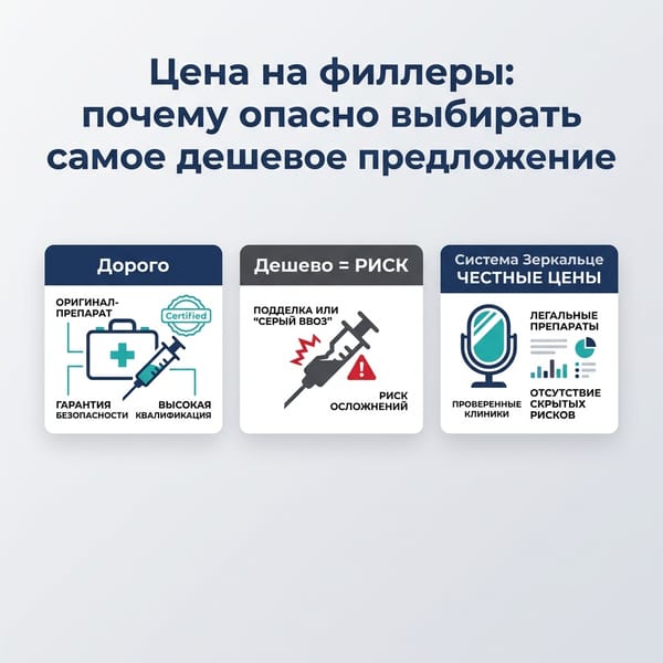 Цена на филлеры: почему опасно выбирать самое дешевое предложение